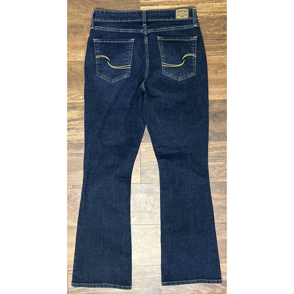 Levi Strauss Signature Gold Women's Mid-Rise Bootcut Stretch Denim Jeans Dark